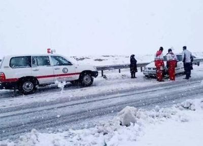 اسکان اضطراری 445 نفر کردستانی گرفتار در برف