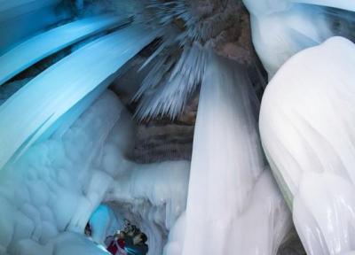 غارهای یخی که در تابستان هم آب نمی شوند
