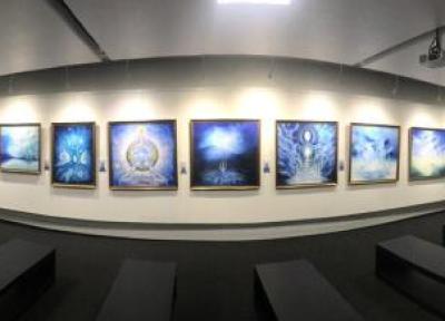 برگزاری نمایشگاه نقاشی سلطه آبی در موزه نقشه تهران